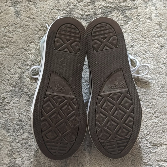 Converse All Star Chuck Taylor Lyft platform big kids high tops floral sneakers - Picture 7 of 13